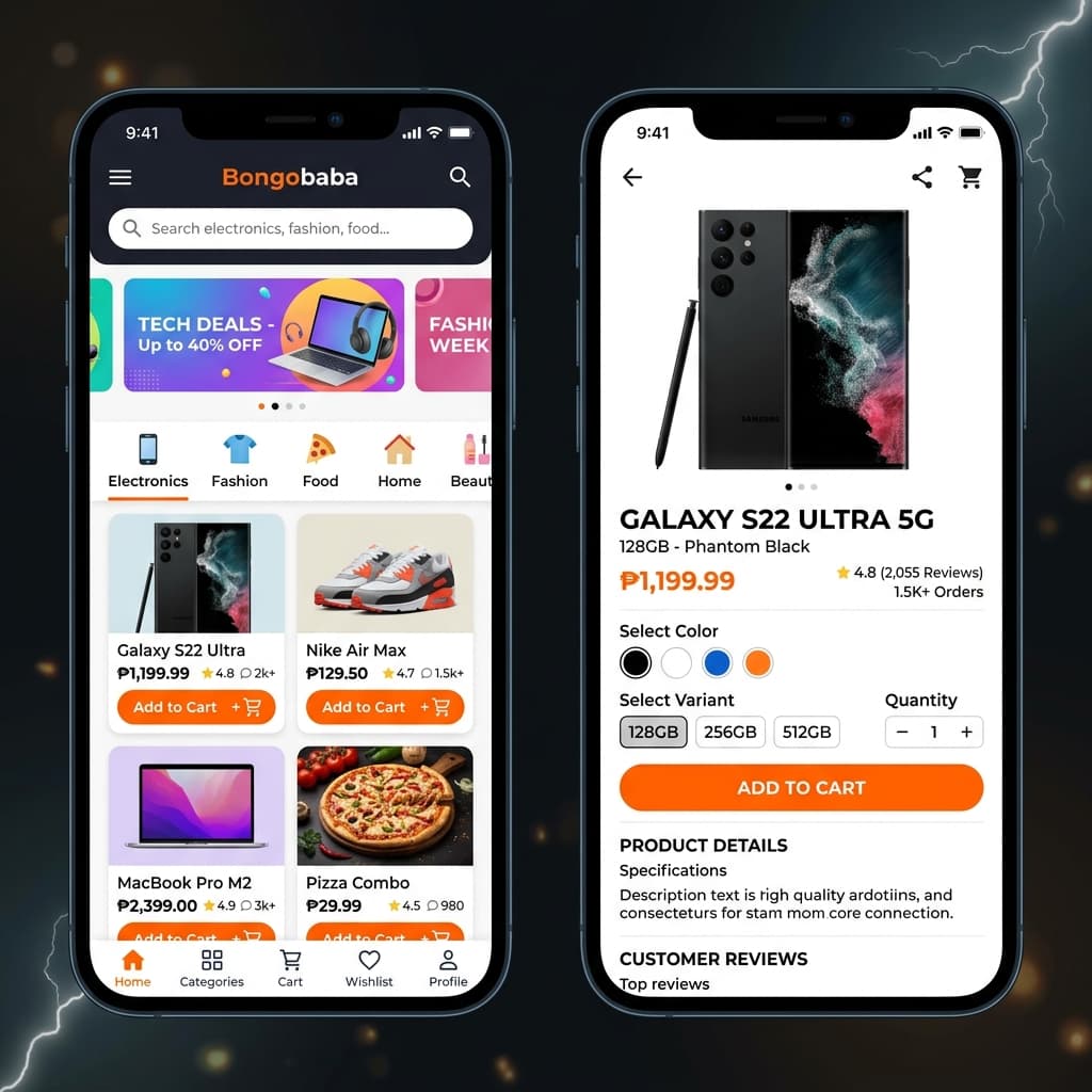 Bongobaba Flutter eCommerce App